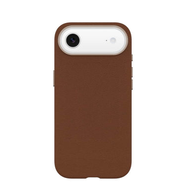 OtterBox Symmetry MagSafe Cactus Leather Case with Camera Control for iPhone Air - Desert Saddle Brown